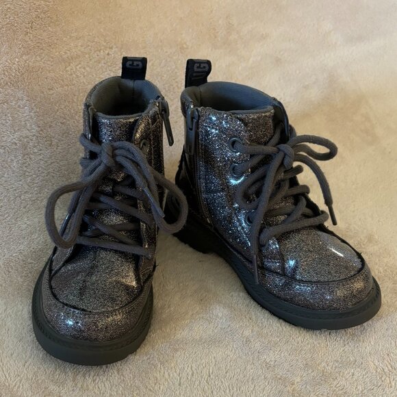 UGG ROBLEY Toddler Size 10 11 Girl's Glitter High-Top Boots in